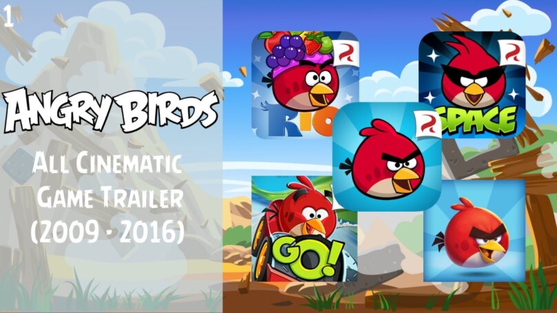 Angry Birds | All Cinematic Game Trailers (2009 – 2016) | ABFF