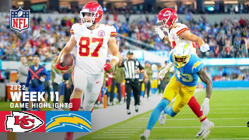 Kansas City Chiefs vs. Los Angeles Chargers | 2022 Week 11 Game Highlights