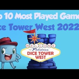 Top 10 Most Played Games Dice Tower West 2022