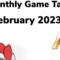 Monthly Game Releases: February 2023