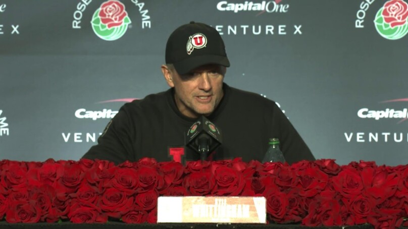 Utah – Post-Game Press Conference | 2022 Rose Bowl Game