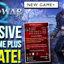 God of War Ragnarok Huge Update Adds New Game Plus, New Armors, Cosmetics & More (Gow Ragnarok NG+)